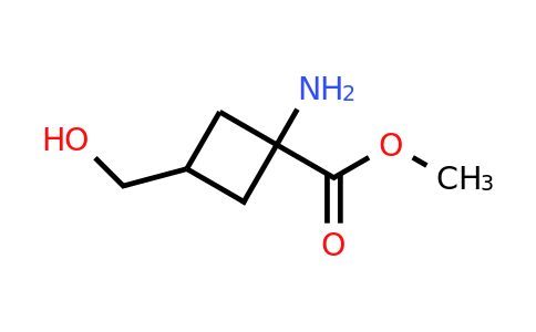 Methyl 1-amino-3-(hydroxymethyl)cyclobutane-1-carboxylate