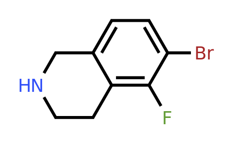 1781658-50-1 | 6-Bromo-5-fluoro-1,2,3,4-tetrahydroisoquinoline