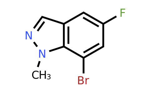 1781864-19-4 | 7-Bromo-5-fluoro-1-methyl-1H-indazole