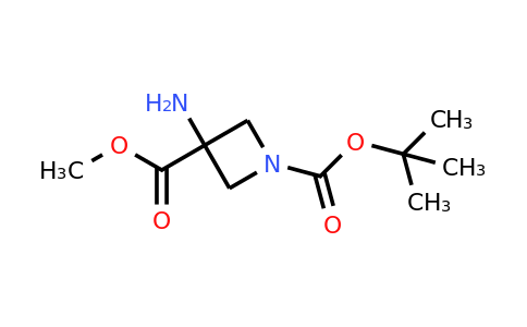 1-(tert-Butyl) 3-methyl 3-aminoazetidine-1,3-dicarboxylate