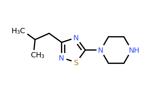 1783977-42-3 | 1-[3-(2-Methylpropyl)-1,2,4-thiadiazol-5-yl]piperazine