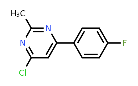 178430-13-2 | 4-Chloro-6-(4-fluorophenyl)-2-methylpyrimidine
