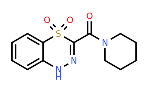 178675-01-9 | (4,4-Dioxido-1H-benzo[e][1,3,4]thiadiazin-3-yl)(piperidin-1-yl)methanone