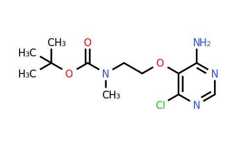 1787294-51-2 | tert-Butyl (2-((4-amino-6-chloropyrimidin-5-yl)oxy)ethyl)(methyl)carbamate