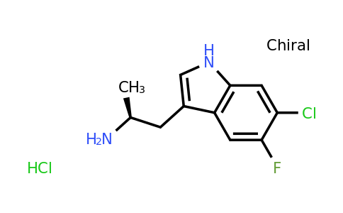 (S)-1-(6-Chloro-5-fluoro-1H-indol-3-yl)propan-2-amine hydrochloride