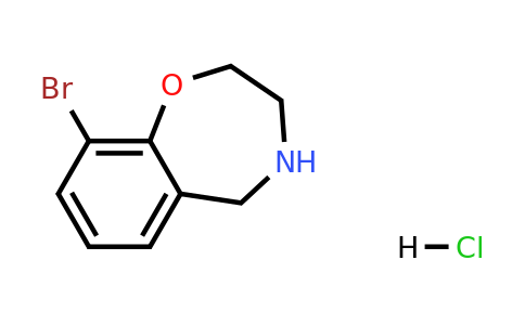 1790156-17-0 | 9-Bromo-2,3,4,5-tetrahydrobenzo[f][1,4]oxazepine hydrochloride