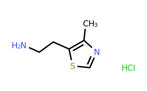 17928-09-5 | 2-(4-Methylthiazol-5-yl)ethan-1-amine hydrochloride