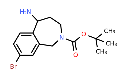 1798793-68-6 | tert-Butyl 5-amino-8-bromo-4,5-dihydro-1H-benzo[c]azepine-2(3H)-carboxylate