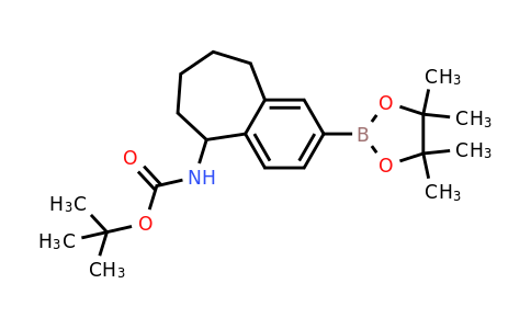 1798843-13-6 | tert-Butyl (2-(4,4,5,5-tetramethyl-1,3,2-dioxaborolan-2-yl)-6,7,8,9-tetrahydro-5H-benzo[7]annulen-5-yl)carbamate