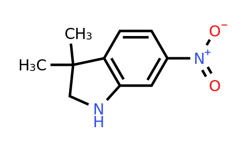 179898-72-7 | 3,3-Dimethyl-6-nitro-2,3-dihydro-1H-indole