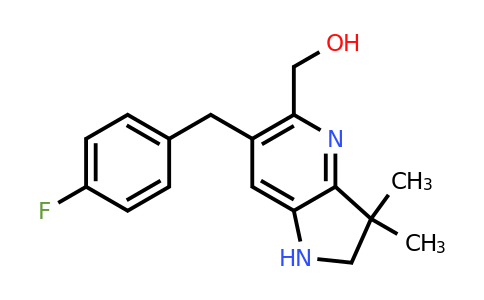 1799327-42-6 | [6-[(4-fluorophenyl)methyl]-3,3-dimethyl-1,2-dihydropyrrolo[3,2-b]pyridin-5-yl]methanol
