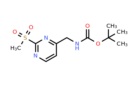 1799434-48-2 | tert-Butyl ((2-(methylsulfonyl)pyrimidin-4-yl)methyl)carbamate