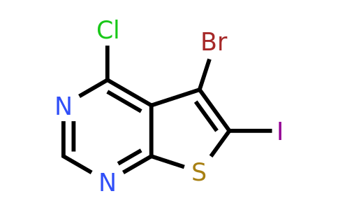 1799610-89-1 | 5-Bromo-4-chloro-6-iodothieno[2,3-d]pyrimidine
