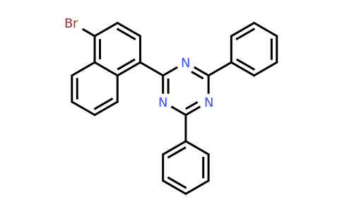 1800228-86-7 | 2-(4-Bromonaphthalen-1-yl)-4,6-diphenyl-1,3,5-triazine