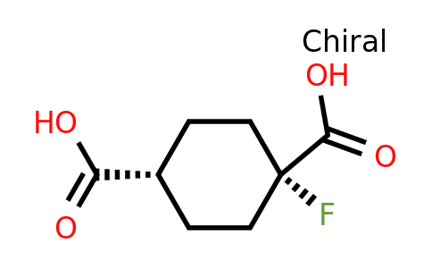 cis-1-fluorocyclohexane-1,4-dicarboxylic acid