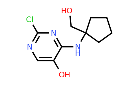 1801708-33-7 | 2-Chloro-4-((1-(hydroxymethyl)cyclopentyl)amino)pyrimidin-5-ol