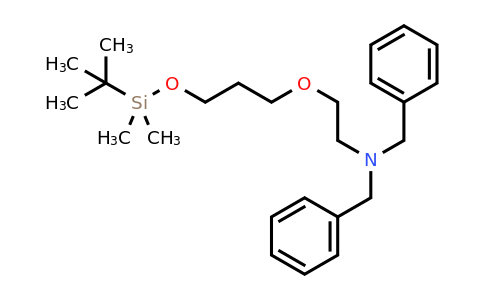 N,N-Dibenzyl-2-(3-((tert-butyldimethylsilyl)oxy)propoxy)ethanamine