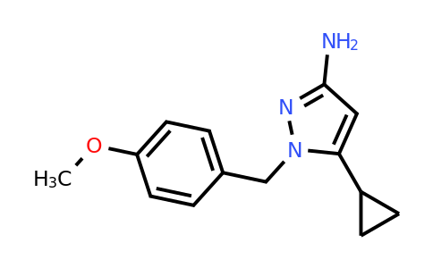 5-Cyclopropyl-1-(4-methoxybenzyl)-1H-pyrazol-3-amine