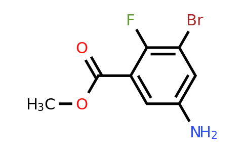1803581-88-5 | Methyl 5-amino-3-bromo-2-fluorobenzoate
