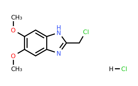 1803582-86-6 | 2-(Chloromethyl)-5,6-dimethoxy-1h-1,3-benzodiazole hydrochloride