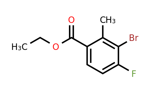 1803604-00-3 | Ethyl 3-bromo-4-fluoro-2-methylbenzoate