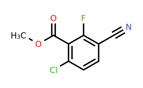 Methyl 3-cyano-6-chloro-2-fluorobenzoate