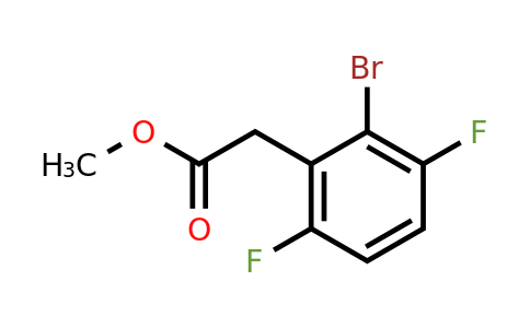 1805594-04-0 | Methyl 2-(2-bromo-3,6-difluorophenyl)acetate