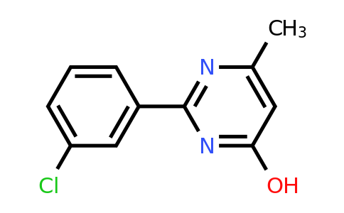 180606-42-2 | 2-(3-Chlorophenyl)-6-methylpyrimidin-4-ol