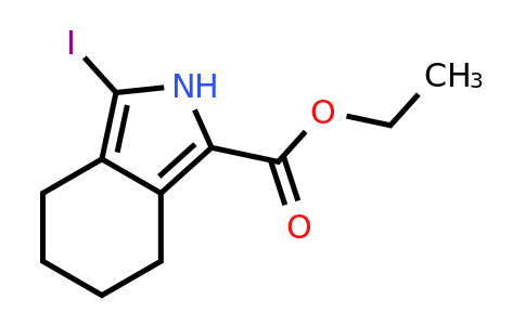 1807684-64-5 | ethyl 3-iodo-4,5,6,7-tetrahydro-2H-isoindole-1-carboxylate