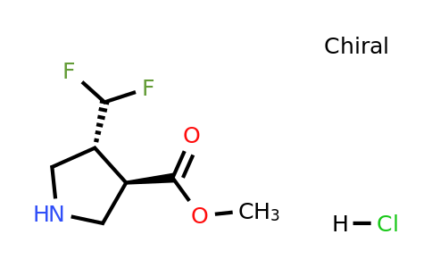 1807891-09-3 | Rac-methyl (3r,4r)-4-(difluoromethyl)pyrrolidine-3-carboxylate hydrochloride