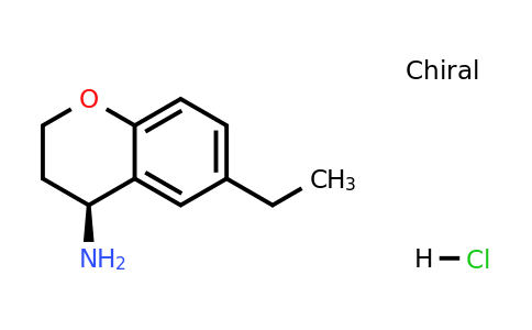 1807938-65-3 | (4s)-6-Ethyl-3,4-dihydro-2H-1-benzopyran-4-amine hydrochloride