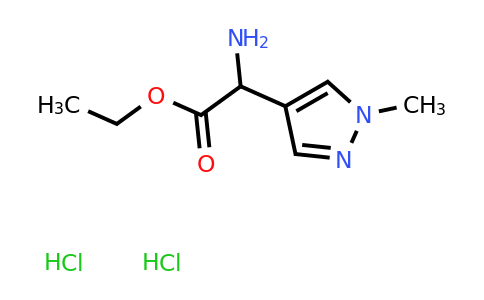 1808356-13-9 | ethyl 2-amino-2-(1-methylpyrazol-4-yl)acetate;dihydrochloride