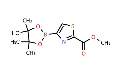 1808928-32-6 | Methyl 4-(4,4,5,5-tetramethyl-1,3,2-dioxaborolan-2-yl)thiazole-2-carboxylate