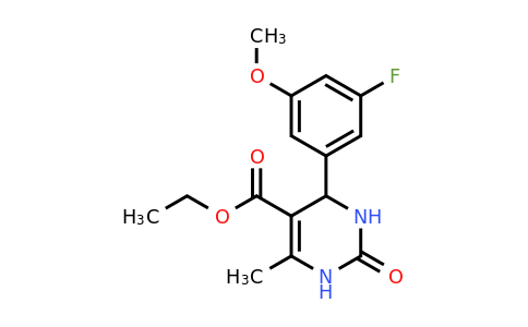 1809157-85-4 | Ethyl 4-(5-fluoro-3-methoxyphenyl)-6-methyl-2-oxo-1,2,3,4-tetrahydropyrimidine-5-carboxylate