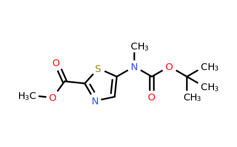 1810070-23-5 | Methyl 5-{[(tert-butoxy)carbonyl](Methyl)amino}-1,3-thiazole-2-carboxylate