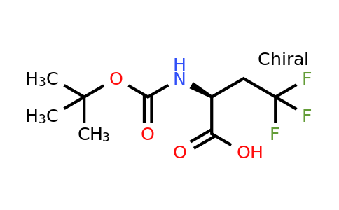 181128-25-6 | (S)-2-((tert-Butoxycarbonyl)amino)-4,4,4-trifluorobutanoic acid