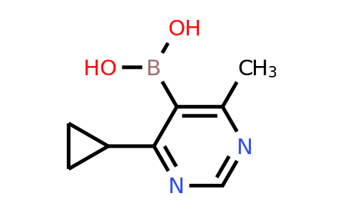 1817776-86-5 | (4-Cyclopropyl-6-methylpyrimidin-5-yl)boronic acid