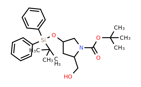 1817818-77-1 | tert-butyl 4-[tert-butyl(diphenyl)silyl]oxy-2-(hydroxymethyl)pyrrolidine-1-carboxylate