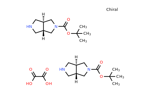 tert-Butyl (3as,6as)-rel-octahydropyrrolo[3,4-c]pyrrole-2-carboxylate hemioxalate