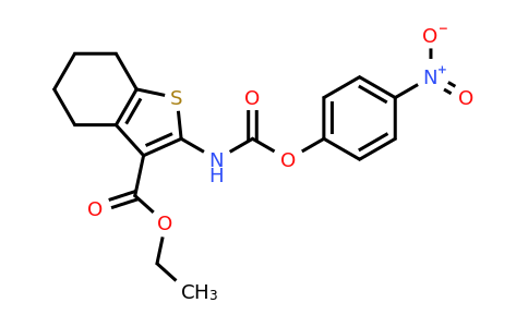 1820016-84-9 | Ethyl 2-(((4-nitrophenoxy)carbonyl)amino)-4,5,6,7-tetrahydrobenzo[b]thiophene-3-carboxylate