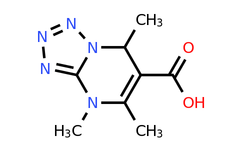 1820603-61-9 | 4,5,7-Trimethyl-4,7-dihydrotetrazolo[1,5-a]pyrimidine-6-carboxylic acid