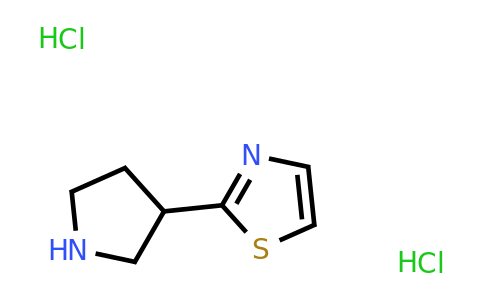 1820618-32-3 | 2-(Pyrrolidin-3-yl)thiazole dihydrochloride