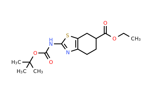 1820647-12-8 | Ethyl 2-((tert-butoxycarbonyl)amino)-4,5,6,7-tetrahydrobenzo[d]thiazole-6-carboxylate