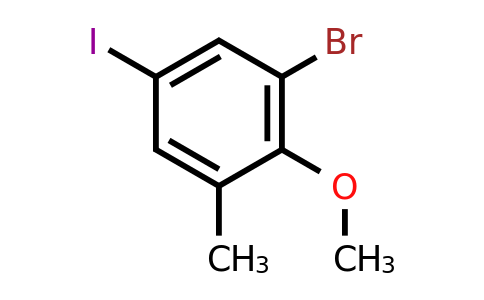 2-Bromo-4-iodo-6-methylanisole