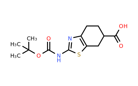 1820683-35-9 | 2-((tert-Butoxycarbonyl)amino)-4,5,6,7-tetrahydrobenzo[d]thiazole-6-carboxylic acid