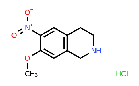 1820687-16-8 | 7-Methoxy-6-nitro-1,2,3,4-tetrahydroisoquinoline hydrochloride