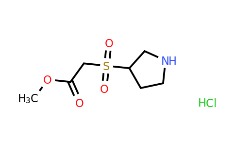 1820687-97-5 | Methyl 2-(pyrrolidine-3-sulfonyl)acetate hydrochloride