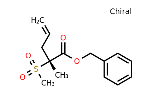 1821022-18-7 | Benzyl (R)-2-methyl-2-(methylsulfonyl)pent-4-enoate
