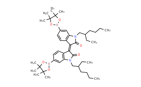 1821433-54-8 | N,N'-Bis(2-ethylhexyl)-6,6'-bis(4,4,5,5-tetramethyl-1,3,2-dioxaborolan-2-yl)isoindigo
