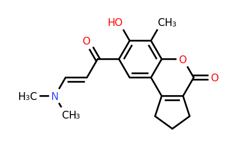 1821457-43-5 | (E)-8-(3-(Dimethylamino)acryloyl)-7-hydroxy-6-methyl-2,3-dihydrocyclopenta[c]chromen-4(1h)-one